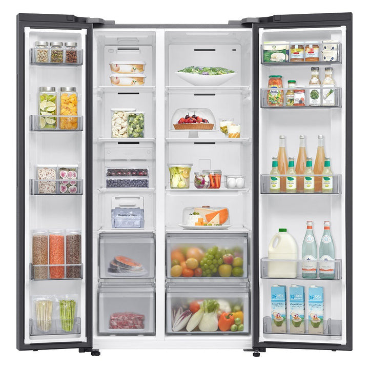 SAMSUNG RS70F65Q3TSS SIDE-BY-SIDE FRIDGE 655L