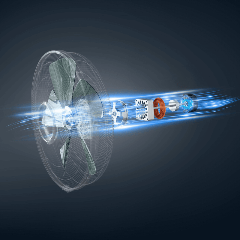 TEFAL VF5450 DC Stand Fan 16”