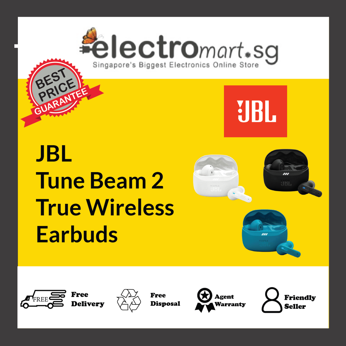 JBL Tune Beam 2 True Wireless Earbuds