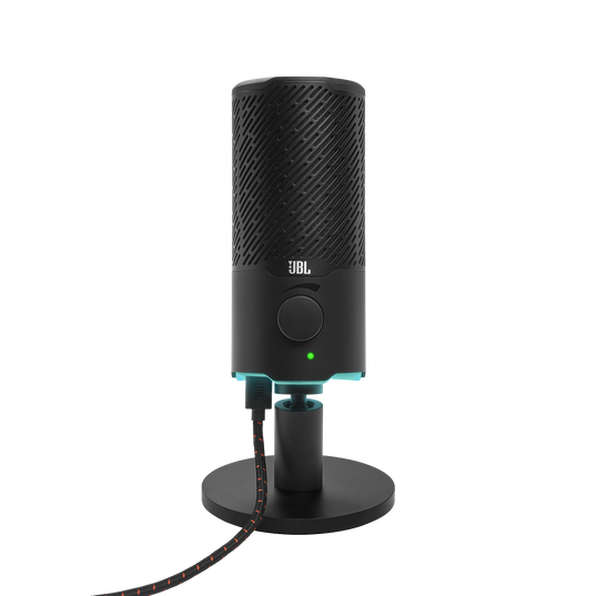 JBL Quantum Stream Dual pattern premium USB microphone for streaming, recording and gaming
