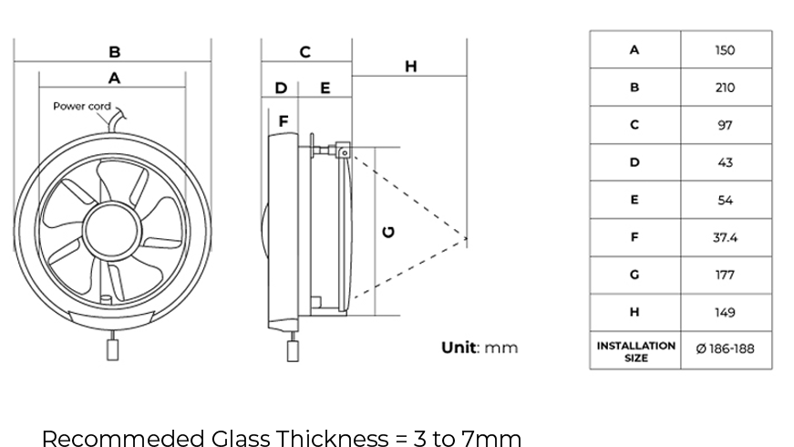 KDK 15WUD Ventilation Fan