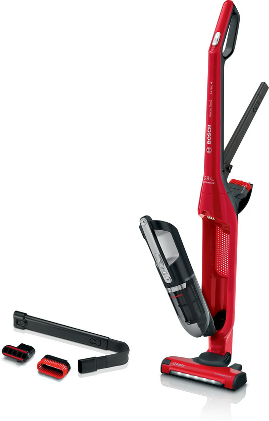 BOSCH BBH 3ZOO28 Series 4 Rechargeable vacuum cleaner Flexxo Gen2 28Vmax ProAnimal Red