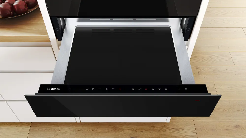 BOSCH BIC7101B1B Series 8 Built-in warming drawer 60 x 14 cm Black