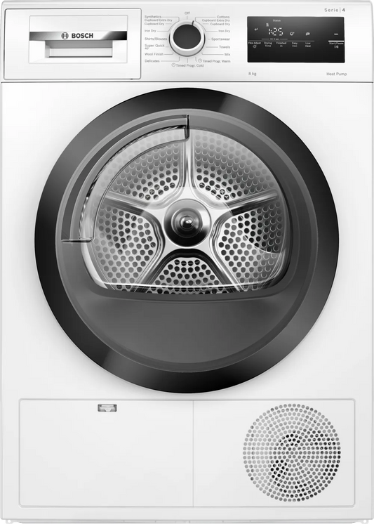 BOSCH WTH85008SG Series 4 Heat pump tumble dryer 8 kg
