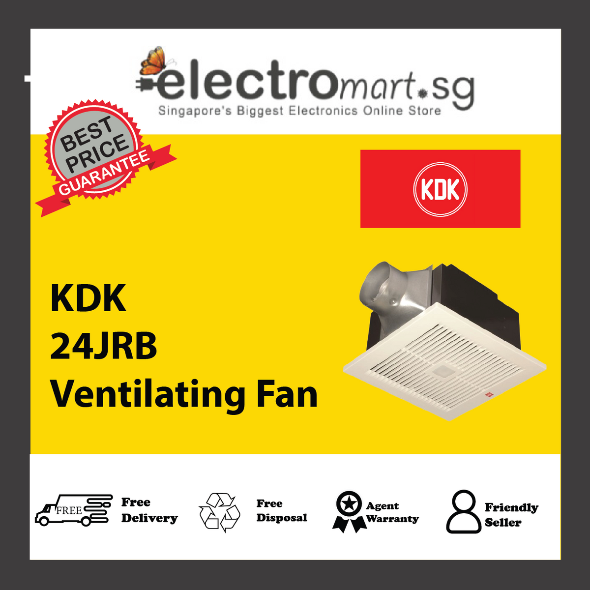 KDK 24JRB Ventilating Fan