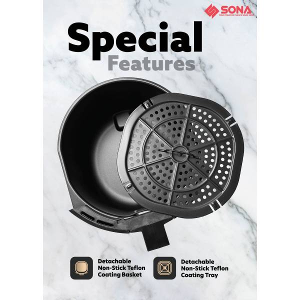 SONA SFR 2760 Air Fryer 3.5L