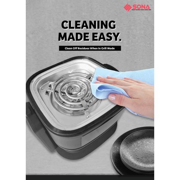 SONA SFRG 2773 Digital Air Fryer Grill