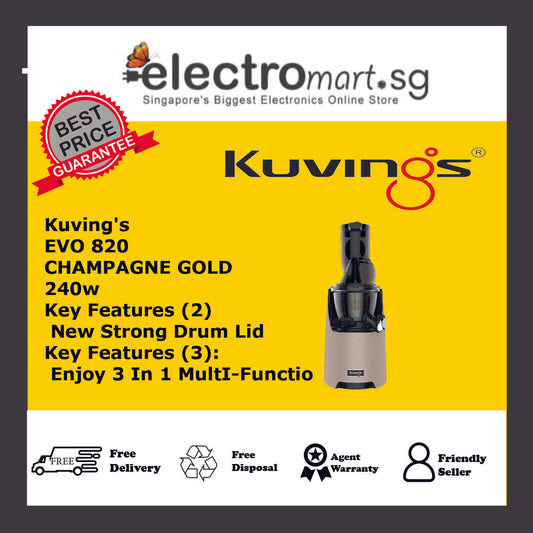 KUVINGS EVO820 CHAMPAGNE GOLD SLOW JUICER (240W)