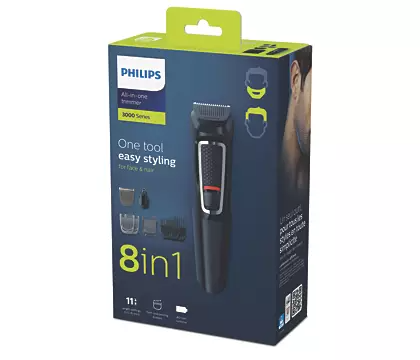 PHILIPS MG3730/15 8-in-1, Face and Hair
