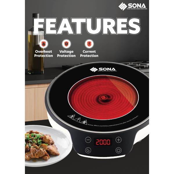 SONA SIC 3310 Digital Infrared Ceramic Cooker