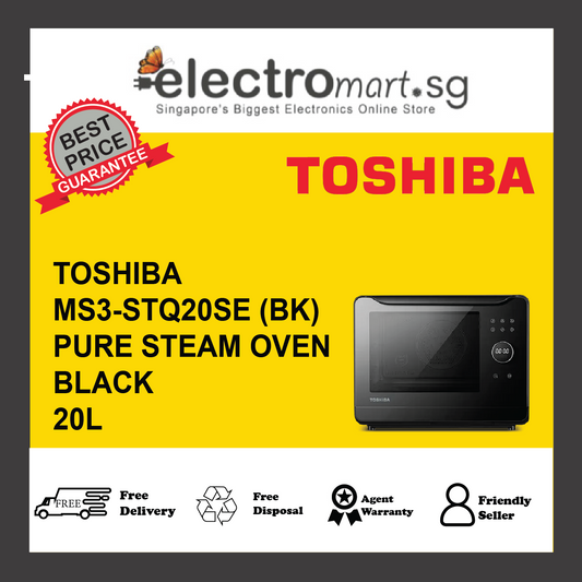 TOSHIBA MS3-STQ20SE (BK) Pure Steam Oven 20L