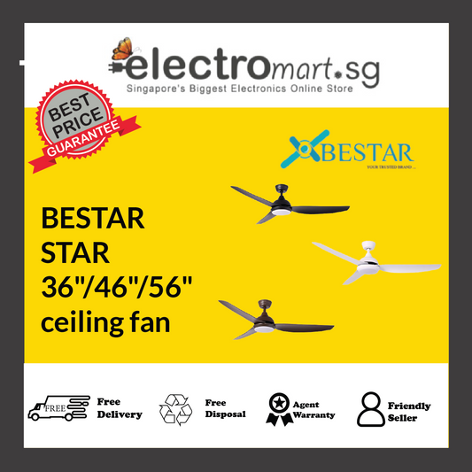 BESTAR STAR 3 36” /46” /56”  DC Motor Ceiling  Fan
