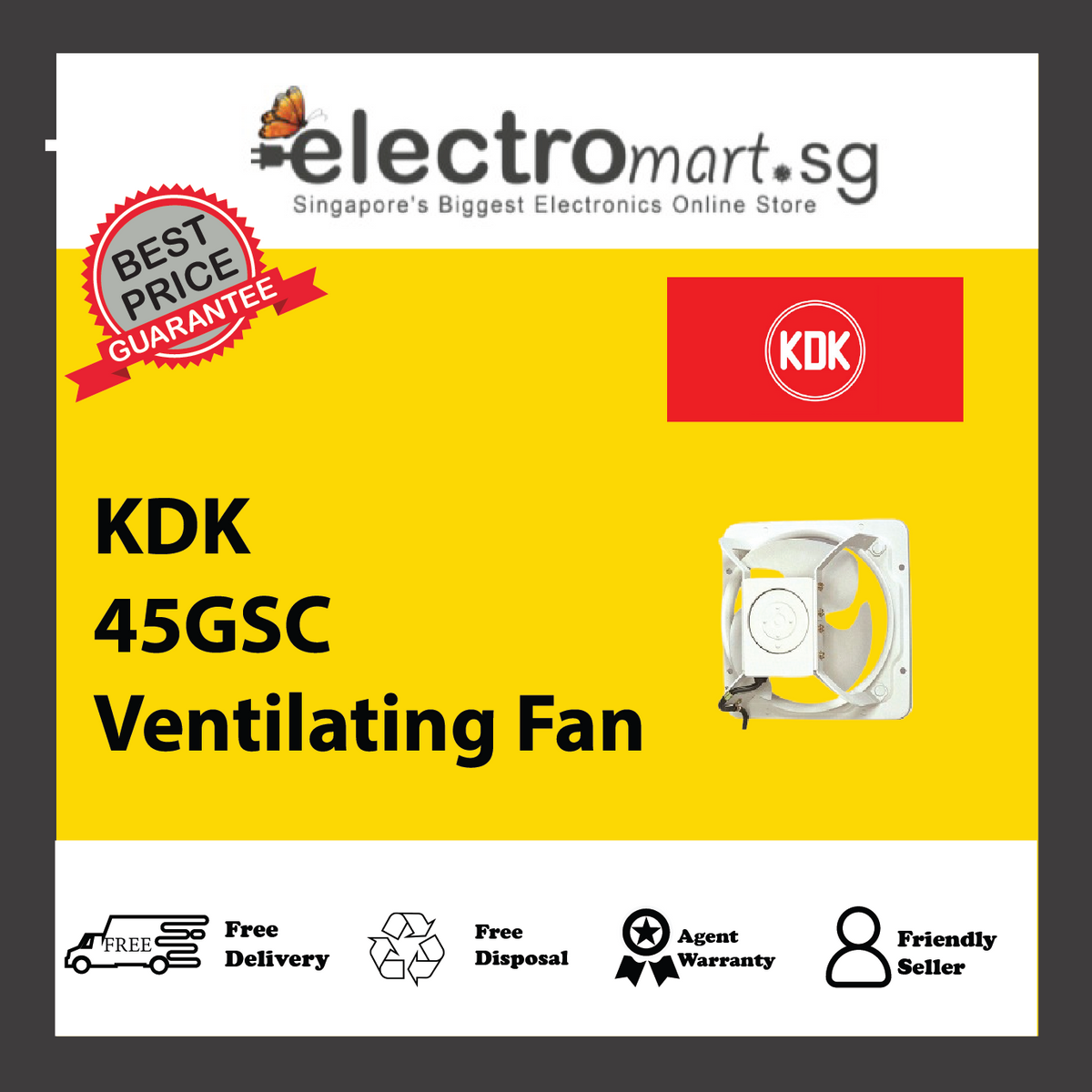 KDK 45GSC Ventilating Fan