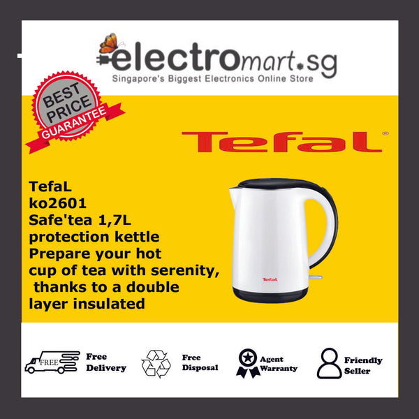 TEFAL K02601 SAFE'TEA KETTLE 1.7L