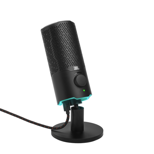 JBL Quantum Stream Dual pattern premium USB microphone for streaming, recording and gaming