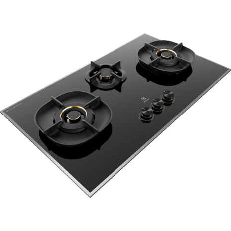 ELECTROLUX EHG9350BE built-in gas hob with 3 cooking zones (LPG) 90cm