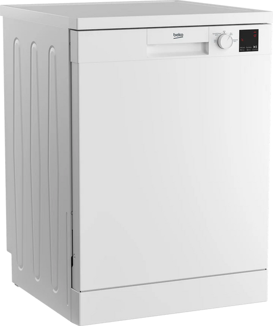 BEKO DVN04X20W 14‑Place Freestanding Dishwasher