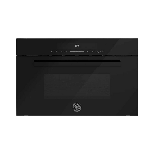 BERTAZZONI FMOD3053WLB1 60X38CM BUILT-IN MICROWAVE OVEN (34L)/(BLACK GLASS MODERN SERIES)
