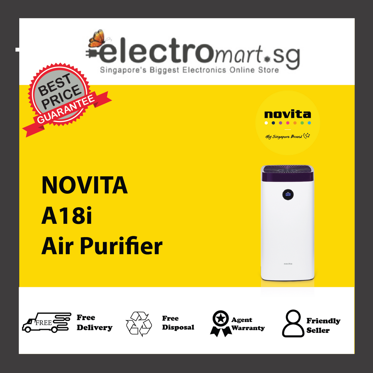 NOVITA A18i Air Purifier