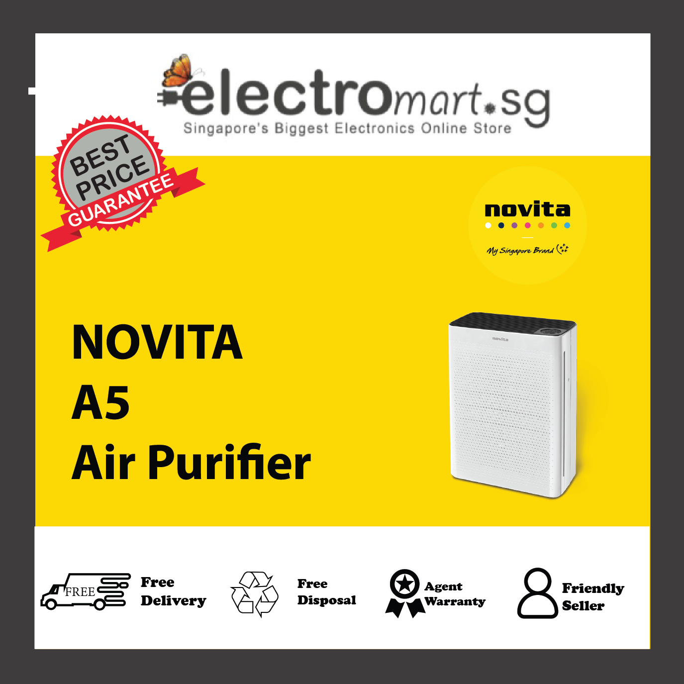 NOVITA A5 Air Purifier