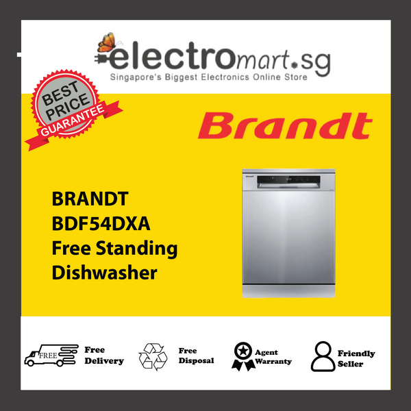 BRANDT BDF54DXA Free Standing  Dishwasher