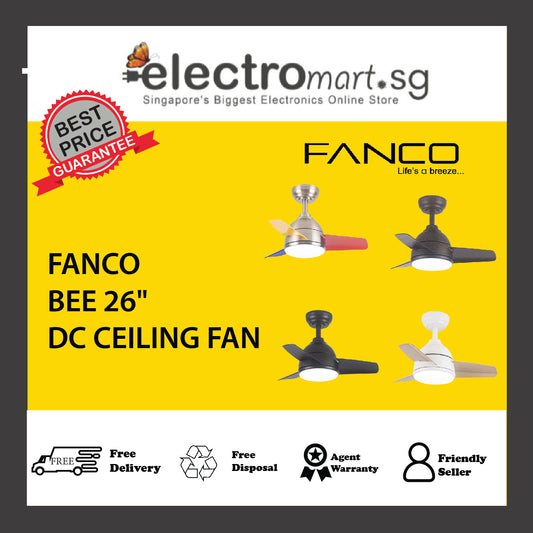 FANCO BEE 26" DC CEILING FAN