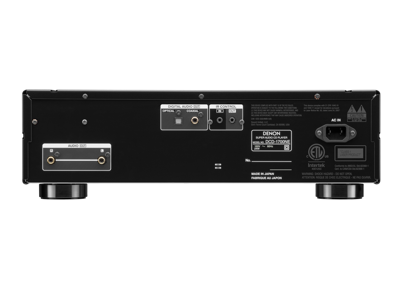 DENON DCD-1700NEBKE2 CD/SACD player with Advanced AL32 Processing Plus