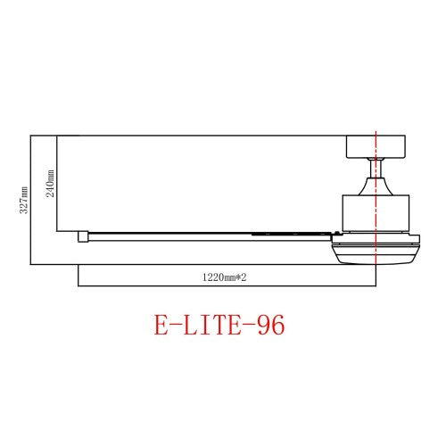 FANCO DC ELITE 96" CEILING FAN