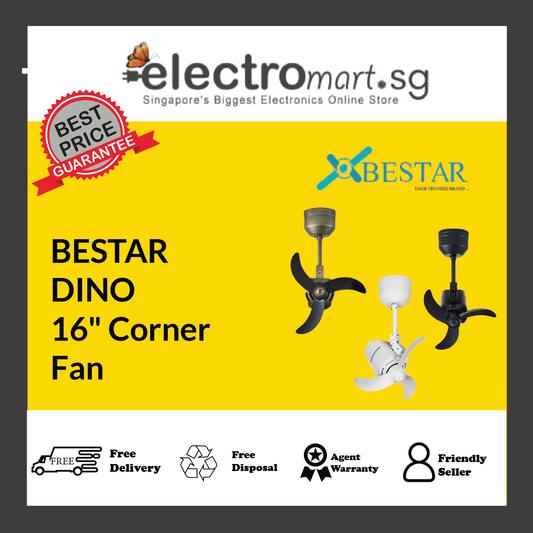 BESTAR DINO 16” Corner Fan