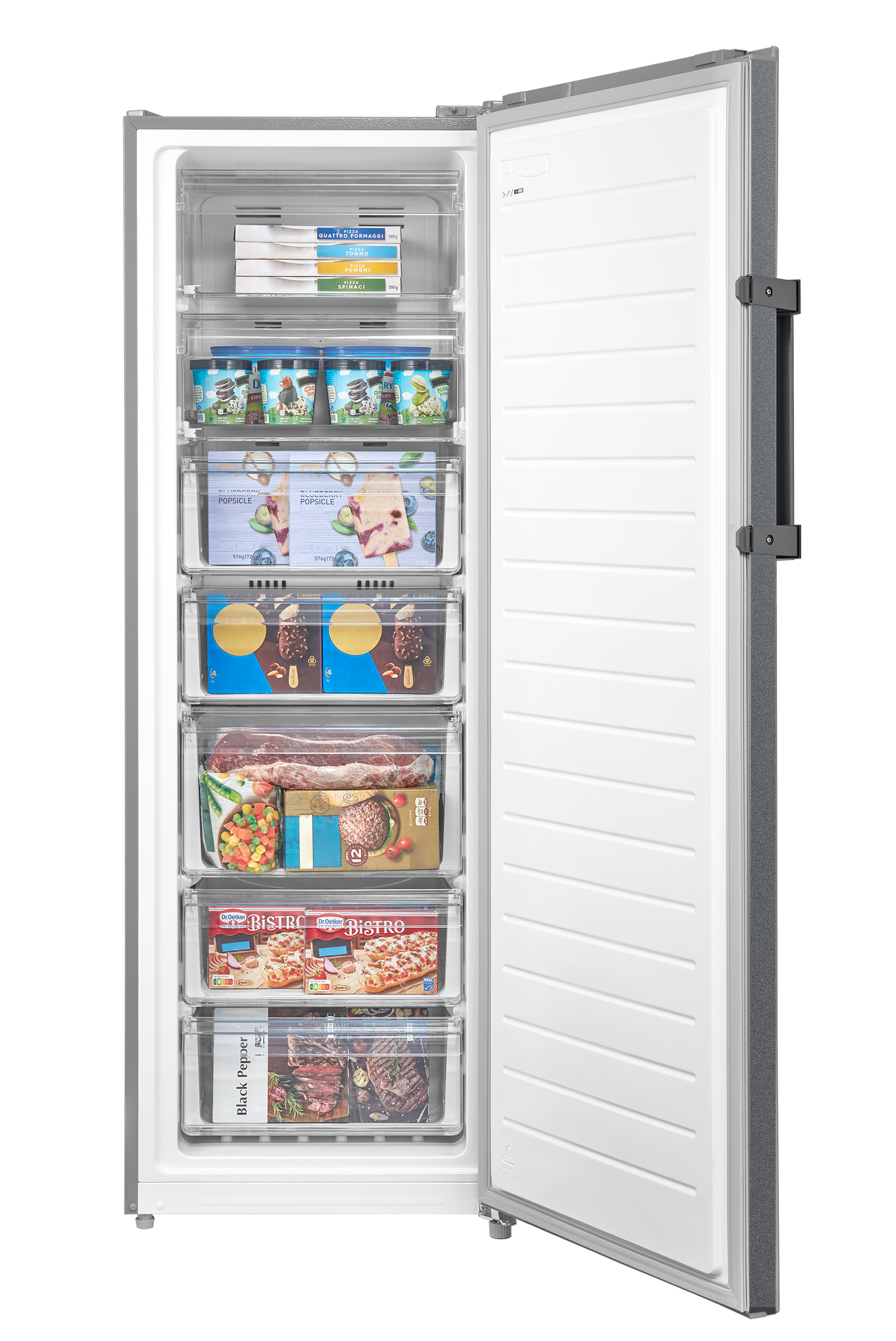 MIDEA MDRU333FEG50YX Upright Freezer 227L