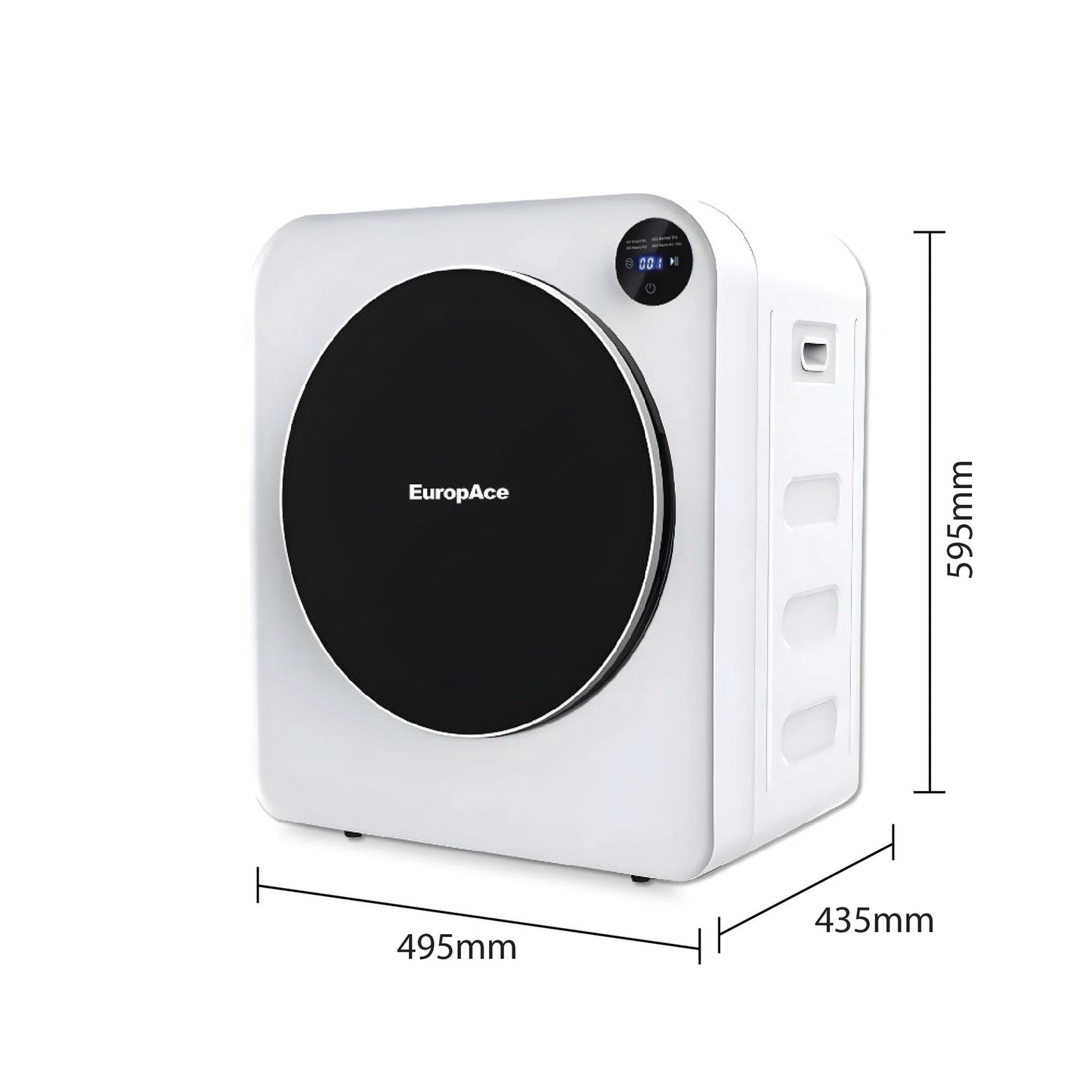 EUROPACE EDY3501EDWH Compact Dryer 5kg