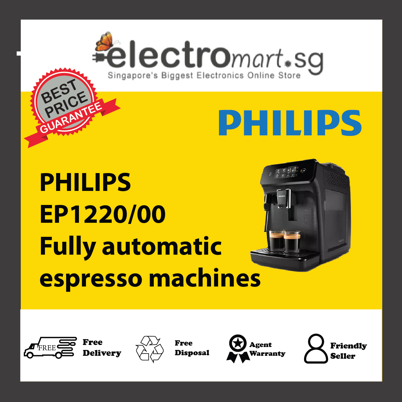 PHILIPS EP1220/00 Fully automatic espresso machines