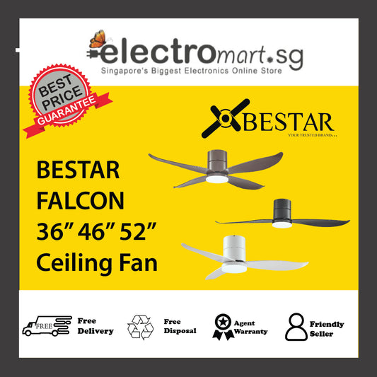 BESTAR FALCON 36” 46” 52” Ceiling Fan