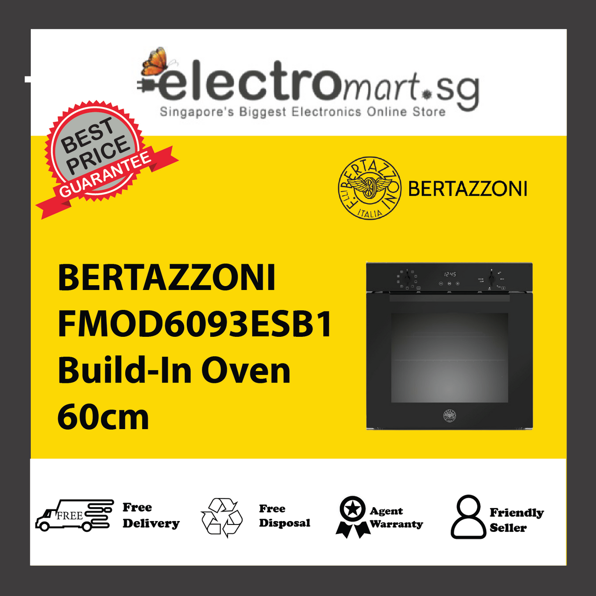 BERTAZZONI FMOD6093ESB1 Build-In Oven 60cm