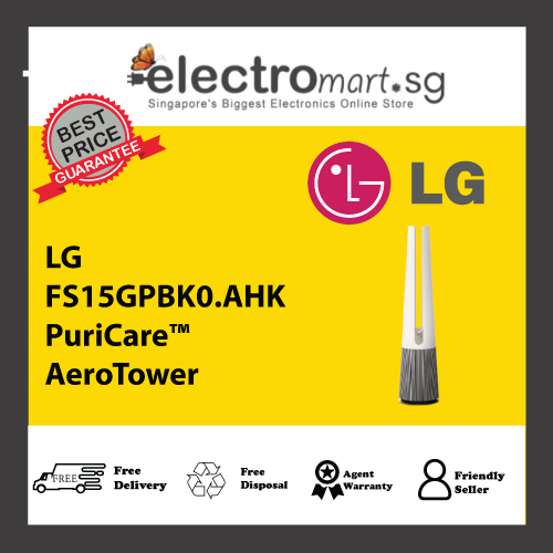 LG FS15GPBK0.AHK PuriCare™ AeroTower (HIT), CADR 181m³/hr
