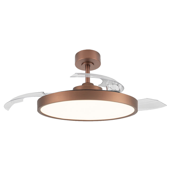FANCO RETRACT 42" CEILING FAN WITH 40W DIMMABLE LED LIGHT