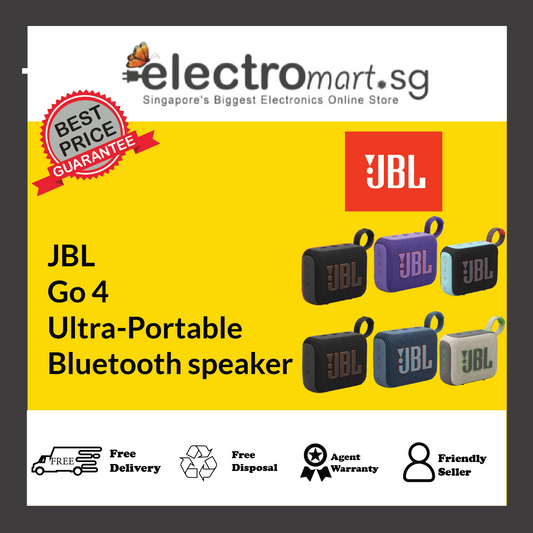 JBL GO 4 Ultra-Portable Bluetooth Speaker