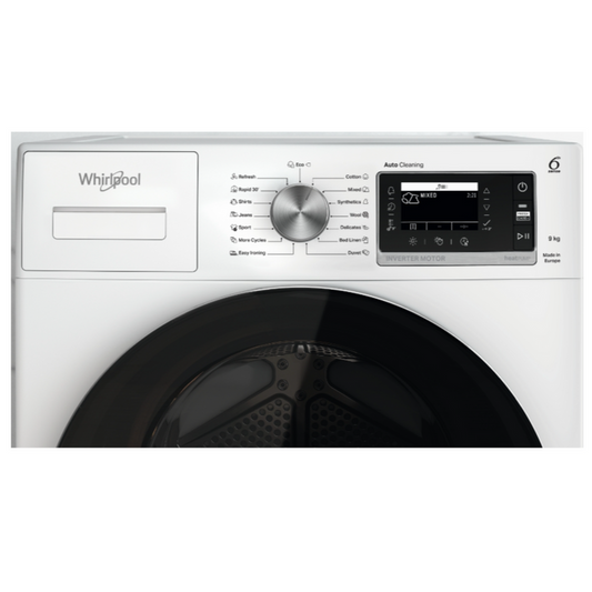 WHIRLPOOL HWMB9002GW Heat Pump Dryer 9kg