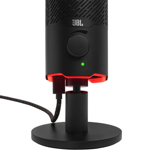 JBL Quantum Stream Dual pattern premium USB microphone for streaming, recording and gaming