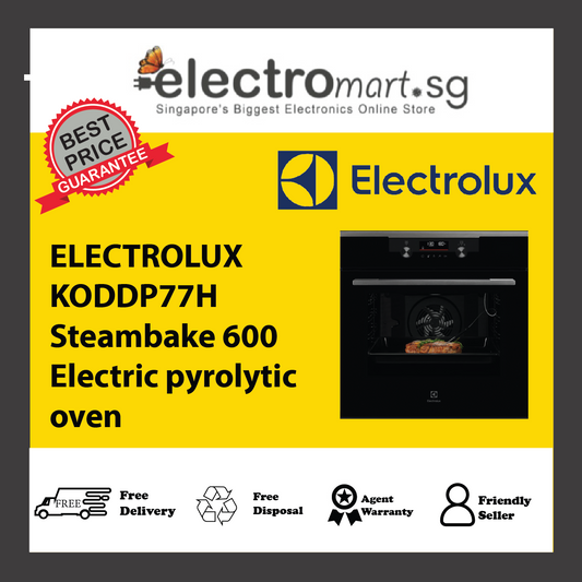 ELECTROLUX KODDP77H Steambake 600 Electric pyrolytic oven
