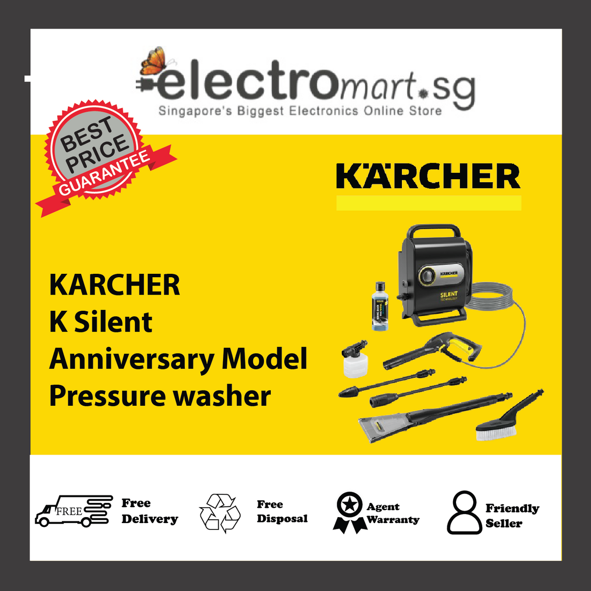 KARCHER K Silent Anniversary Model Pressure washer