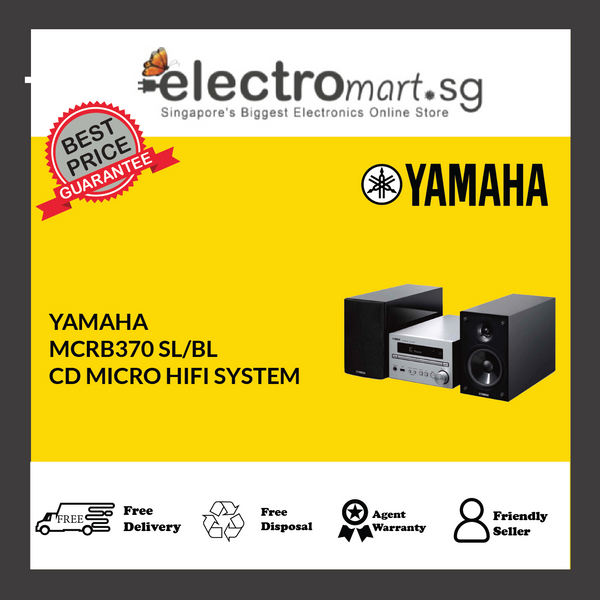 YAMAHA MCRB370 SL/BL  CD MICRO HIFI SYSTEM