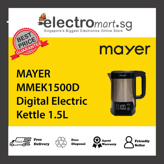MAYER MMEK1500D Digital Electric Kettle 1.5L