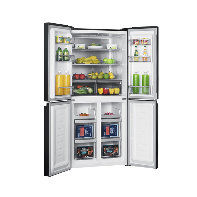 MAYER MMFF480BI Multi-Door Frost Bottom Freezer Fridge 466L