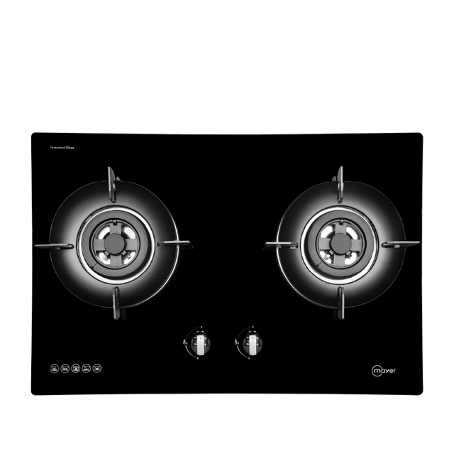 MAYER MMGH7502HI 2 Burner Glass Gas Hob 75cm