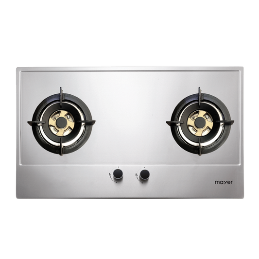 MAYER MMSS882HI 2 Burner Stainless Steel Gas Hob 86cm