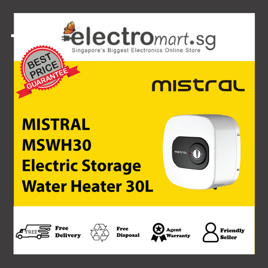MISTRAL MSWH30  Electric Storage Water Heater, 30L