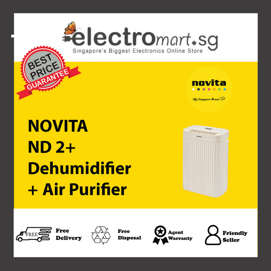 NOVITA ND 2+ Dehumidifier + Air Purifier