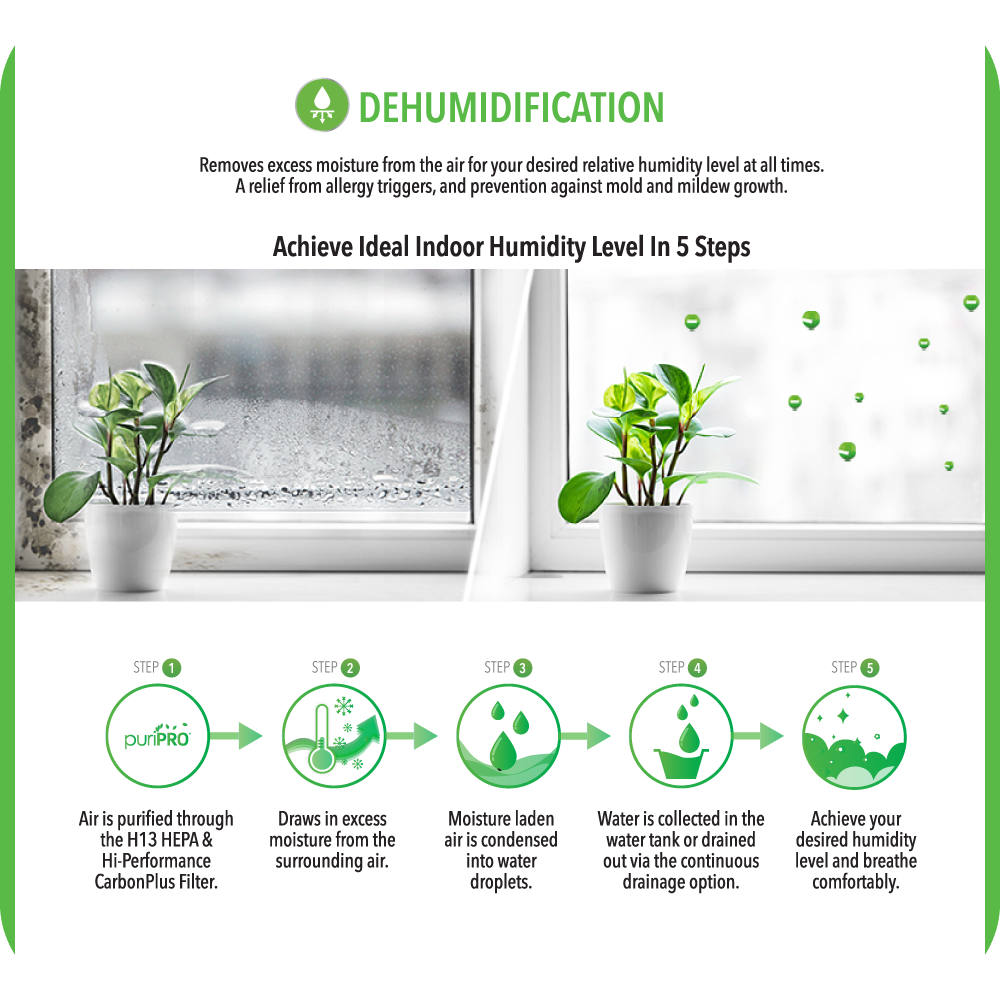 NOVITA ND 25.5+ Dehumidifier + Air Purifier