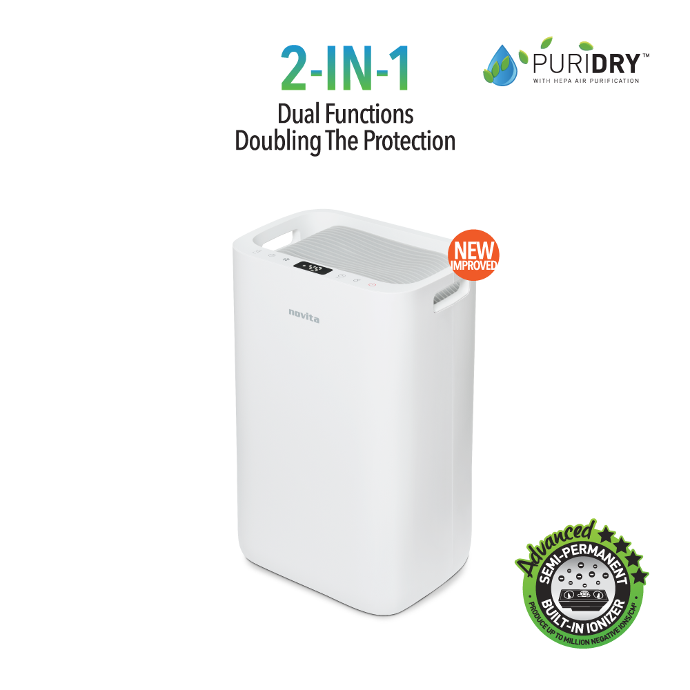 NOVITA ND 25.5+ Dehumidifier + Air Purifier